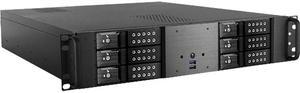 iStarUSA D-260HNBK-C246-1 2U Rackmount Server Barebone - Black LGA 1151 Intel C246