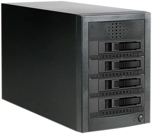 iStarUSA JAGE5BT4HDBK-M1 4 x Hotswap 3.5" Drive Bays SAS/SATA 12Gb/s SFF-8644 Hotswap JBOD Enclosure - Black HDD Handle iStarUSA JAGE5BT4HDBK-M1 4 x Hotswap 3.5" Drive Bays SAS/SATA 12Gb/s SFF-8644 Hotswap JBOD Enclosure - Black HDD Handle