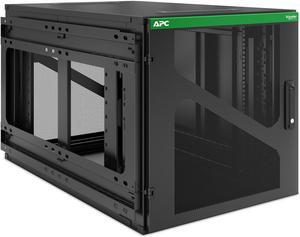 APC NetShelter 19" Wall Mountable Rack - 12U - Steel - Black  AR112SM