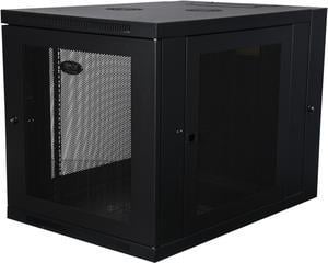 Tripp Lite 12U Wall-Mount Rack Enclosure Cabinet, Hinged Back, Server-Depth (SRW12US33)