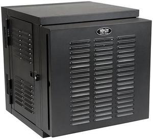 Tripp Lite 12U Wall-Mount Rack Enclosure Cabinet for Harsh Environments (NEMA 12), Hinged Back, Switch-Depth (SRW12USNEMA)