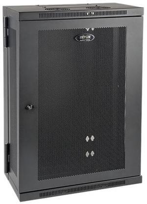 Tripp Lite SmartRack Slim 18U Swinging Wall-Mount Rack Enclosure Cabinet