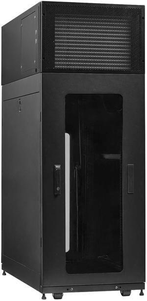 Tripp Lite SRCOOL3KTP25U series SmartRack 25U Standard-Depth Self-Cooling Rack Enclosure with 3.5kW (12kBTU) Top-of-Rack Air Conditioner