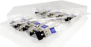 AddOn HP J4859C Compatible 10 Pack 1000Base-LX SFP Transceiver (SMF, 1310nm, 10km, LC)