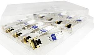 AddOn Cisco GLC-T Compatible 10 Pack 1000Base-TX SFP Transceiver (Copper, 100m, RJ-45)