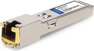 Arista Networks® SFP-1G-T Compatible TAA 10/100/1000Base-TX SFP Transceiver (Copper, 100m, RJ-45) Arista Networks® SFP-1G-T Compatible TAA 10/100/1000Base-TX SFP Transceiver (Copper, 100m, RJ-45)