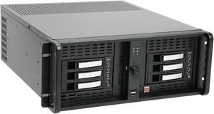 iStarUSA D-406-B6SA-SILVER-ND Steel 4U Rackmount Server Case 6xSATA Hot-Swap 20"depth Only