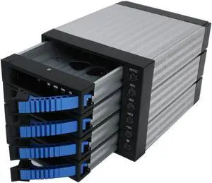 iStarUSA BPU-340-SA- BLUE 3x5.25" to 4x3.5" SATA2.0 Hot-Swap Backplane Raid Cage - OEM