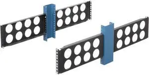 RackSolutions 3U Conversion Bracket 4-Pack (3in Uprights) - Transform 2Post Racks into 4Post Racks