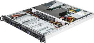 Asrock Rack 1U4LW-X570/2L2T 1U Rackmount Server Barebone AMD AM4 Ryzen PGA1331 X570 4x3.5 HDD 400W PSU Dual 10G