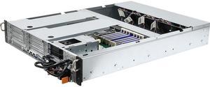 Asrock Rack 2U2E-F/ROME2 2U Rackmount Server Barebone Dual Socket SP3 (LGA4094) AMD EPYC 7003 and 7002 Series Processors Sockets 2 NVMe Drive Bays