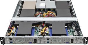 AsRock Rack 1U2N2G-ROME/2T 1U Rackmount Multi-node GPU Server Barebone  Socket SP3 (LGA4094) AMD EPYC™ 7003 Dual 10G LAN 2 GPU