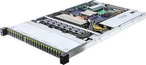 ASRock Rack Server Barebone 1U24E1S-GENOA/2L2T 24 Hot-swap E1.S Single Socket SP5 (LGA 6096), supports AMD EPYC™ 9004 (with AMD 3D V-Cache™ Technology) and 97x4 series processors