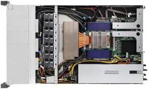 ASRock Rack Server Storage Barebone 1U12E-GENOA/EVAC Single Socket SP5 (LGA 6096), AMD EPYC 9005 /9004 12 NVMe - 1RU - 12 DIMM slots DDR5 - Type-A (USB3.2 Gen1), DB15 (VGA), Serial Port:DB9 (COM), RJ4
