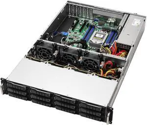 ASRock Rack Server Barebone 2U12L2S-SIENA 2U Single Socket SP6 (LGA 4844), supports AMD EPYC 8004 series processors 12 Hot-swap 3.5" SATA drive