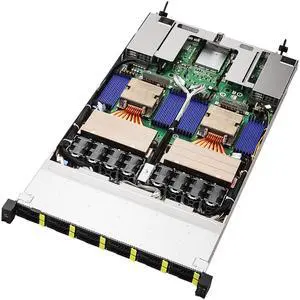ASRock Rack Server Barebone 1U12E-TURIN2/EVAC 1U Dual Socket SP5 (LGA 6096), supports AMD EPYC 9005/9004 (with AMD 3D V-Cache 12 hot-swap 2.5" NVMe (PCIe5.0 x4) drive bays