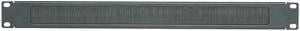 Panduit BR1B Blanking Panel with Brush Seal Pass-Through 1 RU, Black