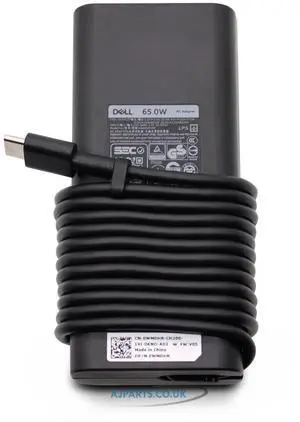 Dell RGF3F AC Power Adapter with USB-C Connector - 65 Watts - 3.25 Amperes - 20 Volts