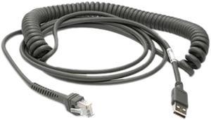 Datalogic 90A052072 CAB-426 SH5044, USB Type A, Straight Cable - 3.7M