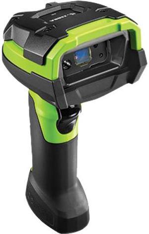 Zebra DS3608-ER Corded Ultra Rugged 1D/2D Barcode Scanner, Extended Range, Vibration Motor, TAA Compliant, Industrial Green - DS3608-ER20CC3VTNA (Scanner Only)