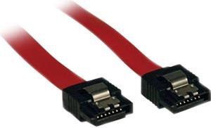 TRIPP LITE P940-08I Serial ATA (SATA) Latching Signal Cable (7Pin/7Pin), 8-in.