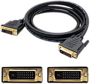 AddOn DVID2DVIDDL10F AddOn 3.05m (10.00ft) DVI-D Dual Link (24+1 pin) Male to Male Black Cable - 100% compatible with select devices.