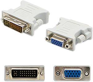 Addon Dvi-I Male To Vga Female White Adapter