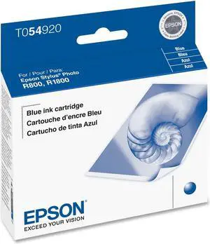 EPSON® T054920 Inkjet Cartridge for Stylus® Photo R800; Blue