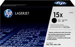 HP 15X High Yield LaserJet Toner Cartridge - Black