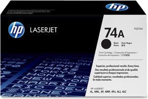 HP 74A Black LaserJet Toner Cartridge (92274A)