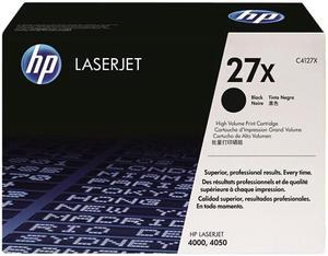 HP 27X Black LaserJet Toner Cartridge (C4127X)