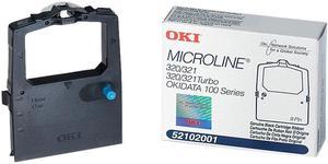 Oki Data 52102001 Ribbon for MICROLINE 186, 320 Turbo - Black