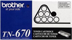 Brother TN670 Toner Cartridge - Black