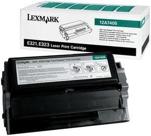 Lexmark 12A7405 High Yield Return Program Toner Cartridge - Black