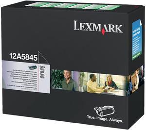 Lexmark 12A5845 Return Program Toner Cartridge - Black
