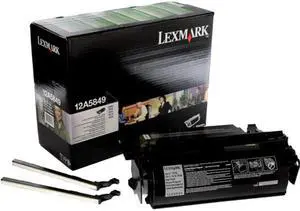 Lexmark 12A5849 High Yield Return Program Toner Cartridge - Black Lexmark 12A5849 High Yield Return Program Toner Cartridge - Black