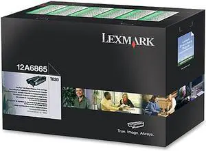 Lexmark 12A6865 High Yield Return Program Toner Cartridge - Black