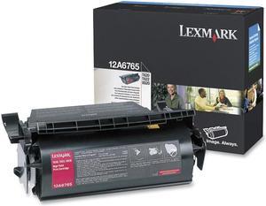 Lexmark 12A6765 High Yield Toner Cartridge - Black