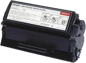 Lexmark 08A0477 High Yield Toner Cartridge - Black