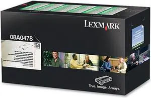 Lexmark 08A0478 High Yield Return Program Toner Cartridge - Black
