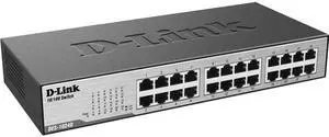 D-Link DES-1024D Unmanaged 24-Port Desktop/Rackmountable Switch