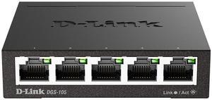 D-Link 5-Port Gigabit Unmanaged Desktop Switch (DGS-105)