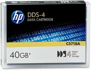 C5718A HP DDS-4 40GB Data Cartridge (150m)