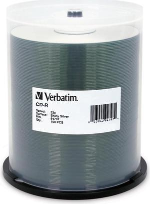 Verbatim 700MB 52X CD-R 100 Packs Media Model 94797