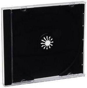 Verbatim 94867 CD/DVD Jewel Storage Cases-Black Tray 200pk