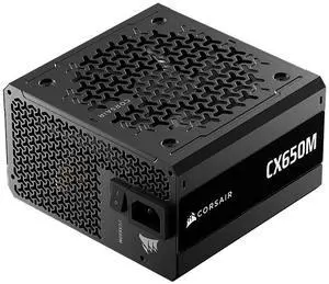 Corsair CX650M (2025) Semi Modular ATX 3.1 PCIe 5.1 Low-Noise 650W Power Supply with 12V-2x6 Cable – Cybenetics Bronze Efficiency, LLC Topology, 105°C Capacitors – Black