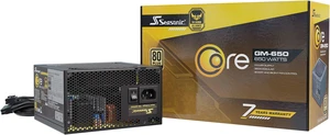 Seasonic CORE GM-650, 650W 80+ Gold, Semi-Modular, Fan Control in Silent and Cooling Mode, Perfect Power Supply for Gaming and Various Application, SSR-650LM Seasonic CORE GM-650, 650W 80+ Gold, Semi-Modular, Fan Control in Silent and Cooling Mode, Perfect Power Supply for Gaming and Various Application, SSR-650LM
