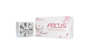 Seasonic FOCUS GX-1000 ATX 3.1 SAKURA Limited Edition, 1000W, 80+ Gold Fully Modular Power Supply | PCIe 5.1 & Native 12V-2x6 | White & Pink Cables | 135mm FDB Fan | 10-Year Warranty Seasonic FOCUS GX-1000 ATX 3.1 SAKURA Limited Edition, 1000W, 80+ Gold Fully Modular Power Supply | PCIe 5.1 & Native 12V-2x6 | White & Pink Cables | 135mm FDB Fan | 10-Year Warranty