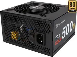Thermaltake TR2 Gold 500W SLI/CrossFire Ready Continuous Power ATX12V v2.31 / EPS v2.92 80 PLUS GOLD Certified 5 Year Warranty Active PFC Power Supply Haswell Ready PS-TR2-0500NPCGUS-G