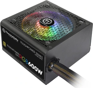 Thermaltake Toughpower GX1 RGB 600W ATX 12V v2.4 and EPS v2.92 80 PLUS GOLD Certified Active PFC Power Supply PS-TPD-0600NHFAGU-1 Thermaltake Toughpower GX1 RGB 600W ATX 12V v2.4 and EPS v2.92 80 PLUS GOLD Certified Active PFC Power Supply PS-TPD-0600NHFAGU-1